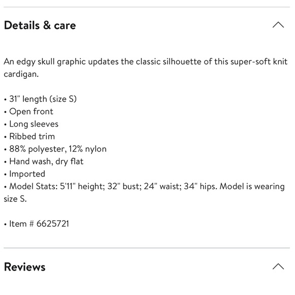 Skull Cardigan - Picture 4 of 5